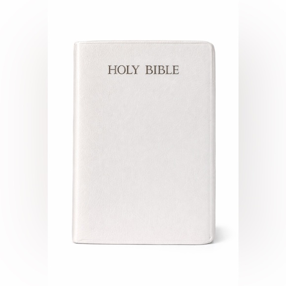 Other - Holy Bible King James Version Red Letter White Leather Nelson 162W 1984